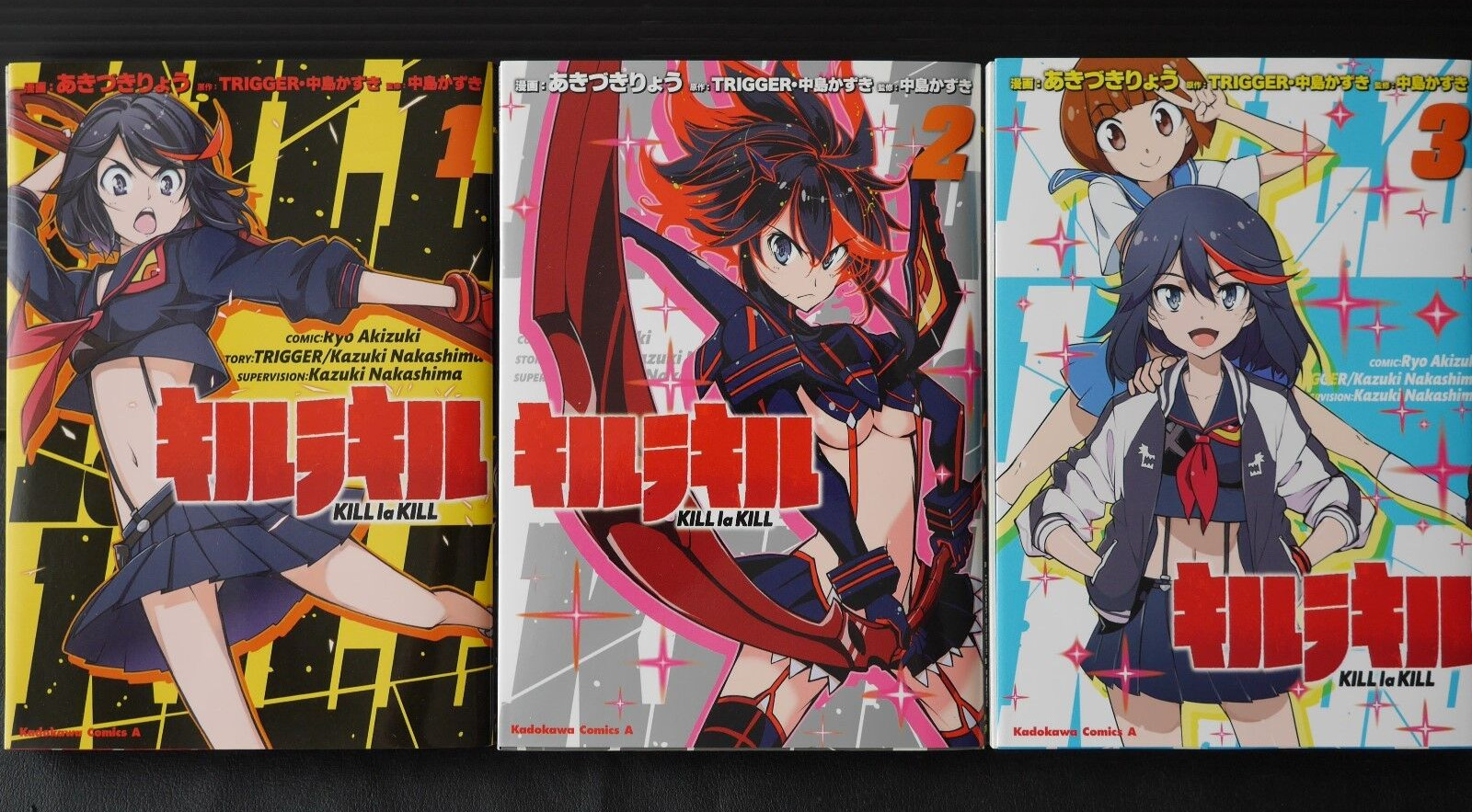 SHOHAN: Kill la Kill Manga 1-3 Complete Set by Ryo Akizuki - JAPAN