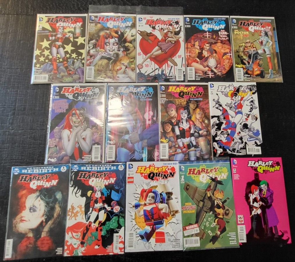 Harley Quinn DC NEW 52 #1-5, 8-10, 17 & (2) Rebirth #1\'s (2) Variants + Annual