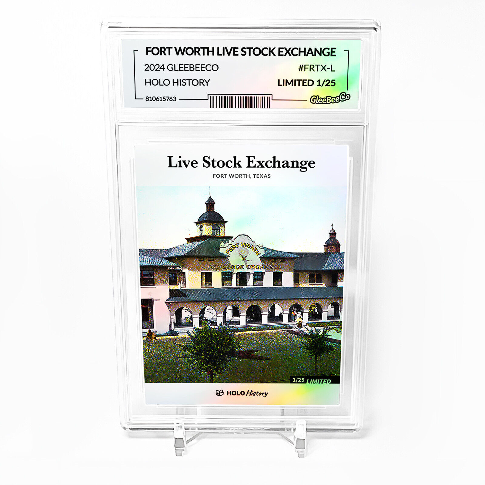 FORT WORTH LIVE STOCK EXCHANGE Card 2024 GleeBeeCo #FRTX-L - Limited Edition /25