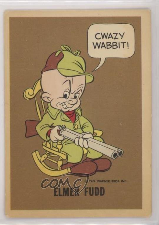 1974 Wonder Bread DC Heroes/Warner Bros Cartoons Elmer Fudd 0in6