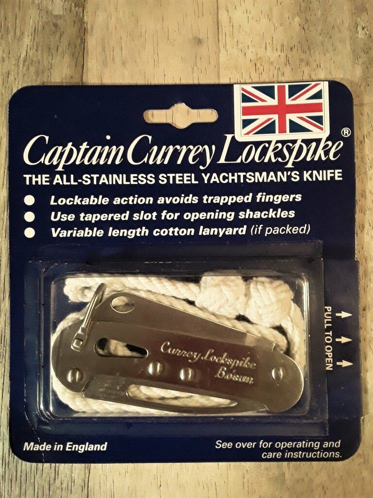 Captain Currey BOSUN Lockspike Rigging Knife (NEW)
