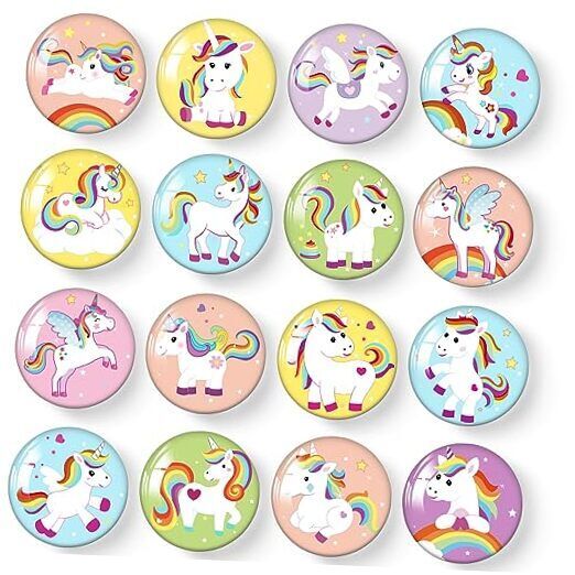  16PCS Magnets for Fridge, Cute Magnets for Refrigerator Locker Rainbow Animal