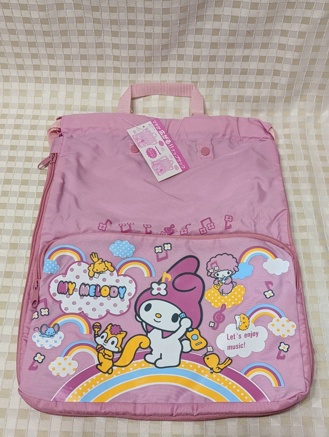 Vintage Sanrio My Melody Shoulder bag handbag School Girl rucksack　Kawaii Japan