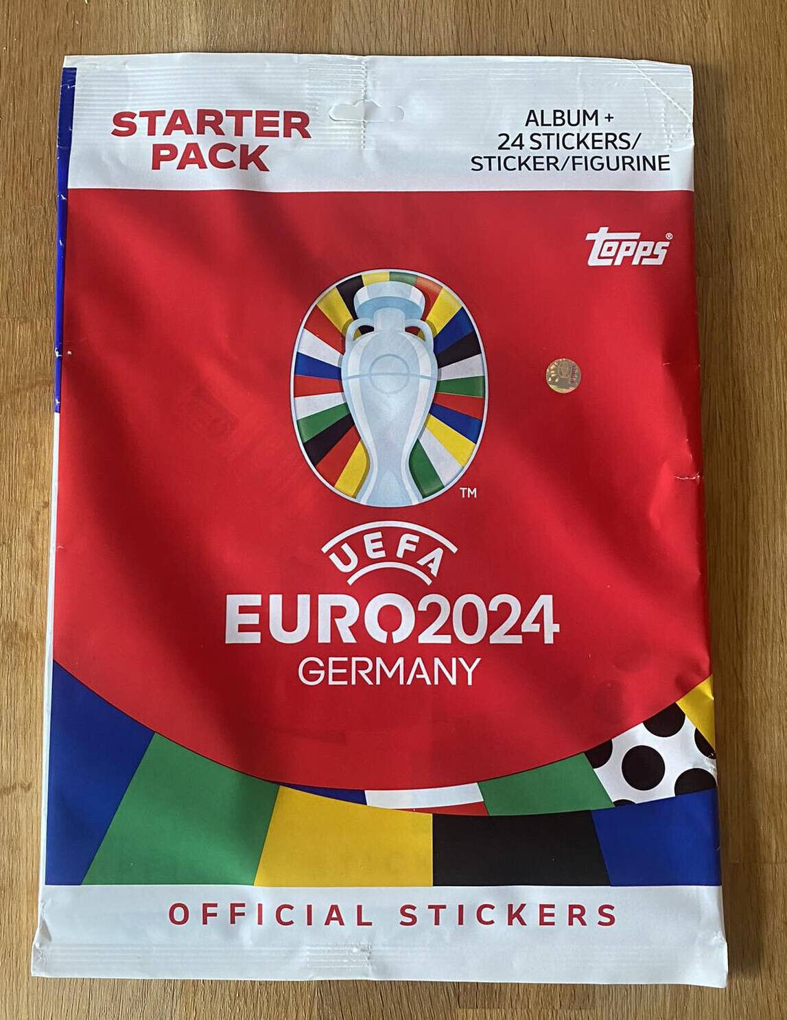 Topps UEFA EURO 2024 Swiss Switzerland Edition Football Sticker - Starter Pack - Original Packaging