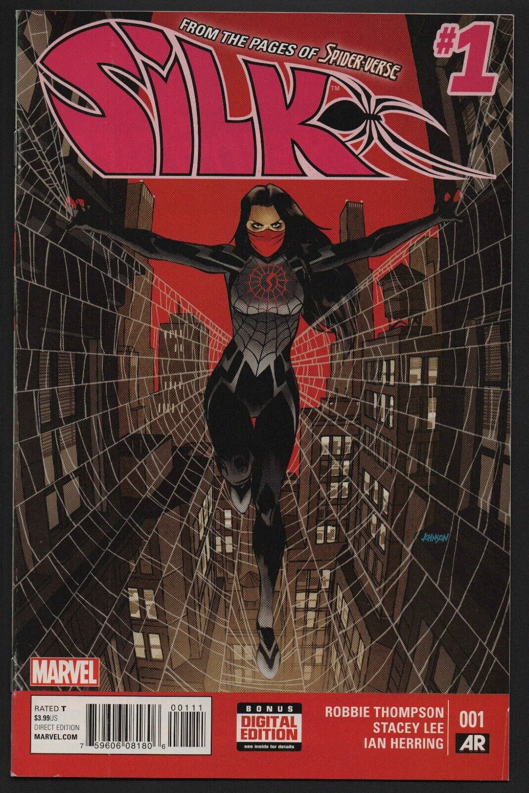 Silk #1 1st Series Cindy Moon  Marvel Comics 