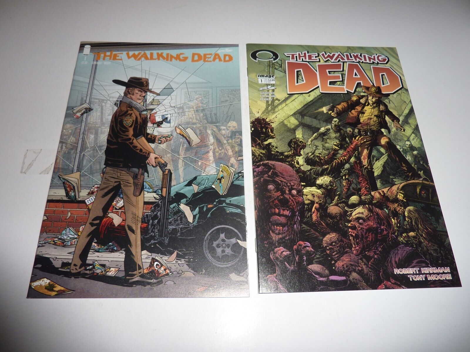 THE WALKING DEAD #1 Image 2018 15th Anniversary Variant Lot of 2 NM Unread