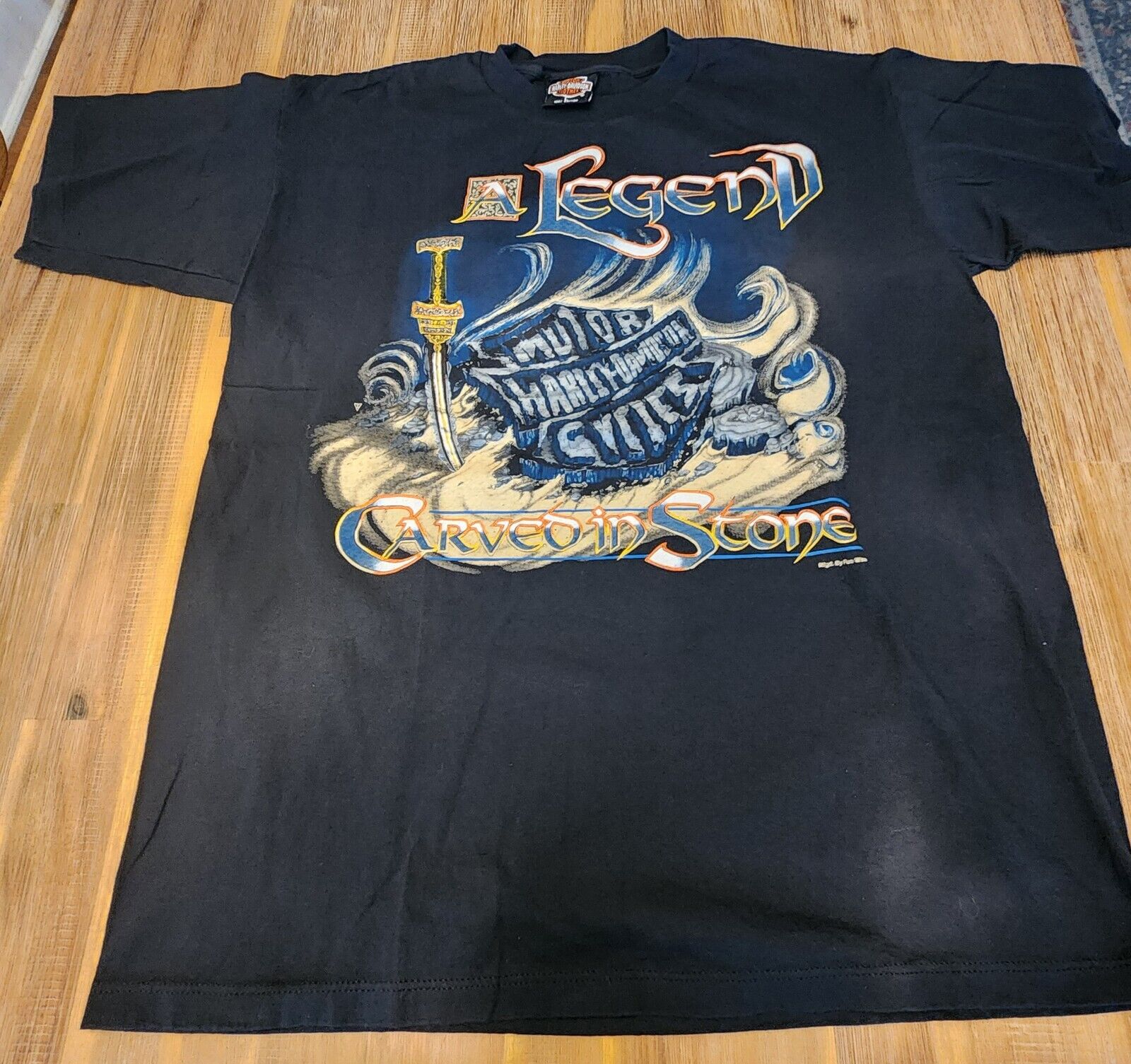 Vintage 90s Harley Davidson Legend Graphic T-shirt- NEW, UNWORN
