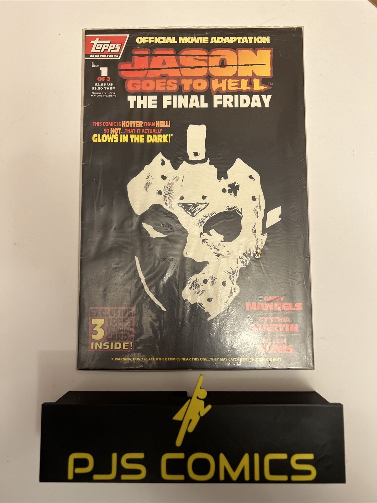 JASON GOES TO HELL THE FINAL FRIDAY COMIC #1 MOVIE ADAPTATION VOORHEES TOPPS OOP