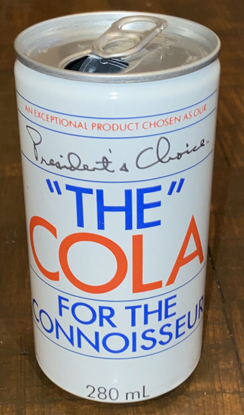President’s Choice “The” Cola for the Connoisseur vintage can 280 ml Collectors