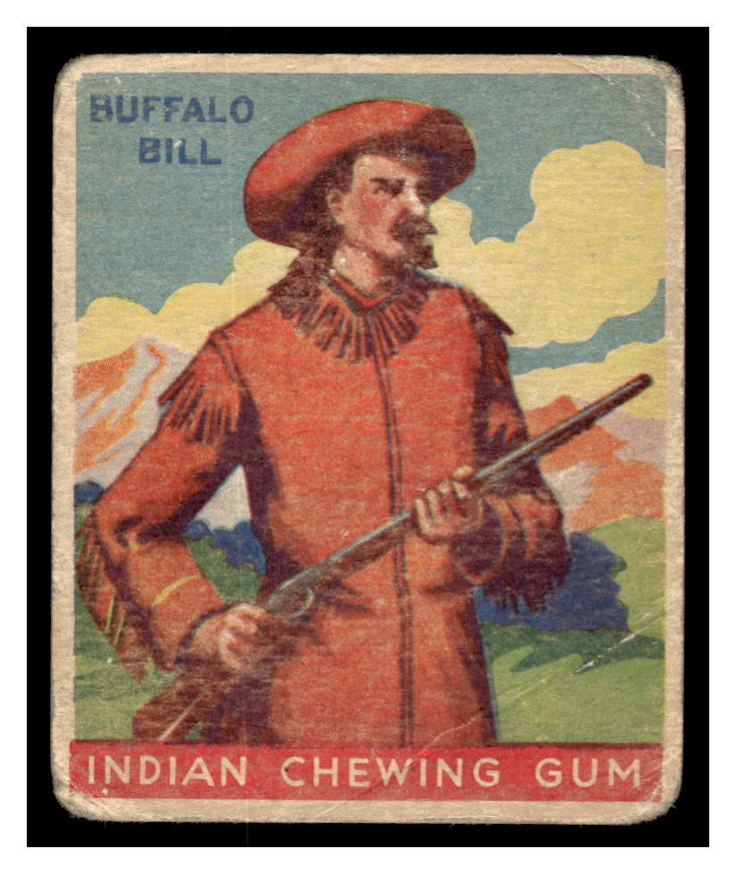 1933-40 Goudey R73 Indian Gum #60 Buffalo Bill IND1-03