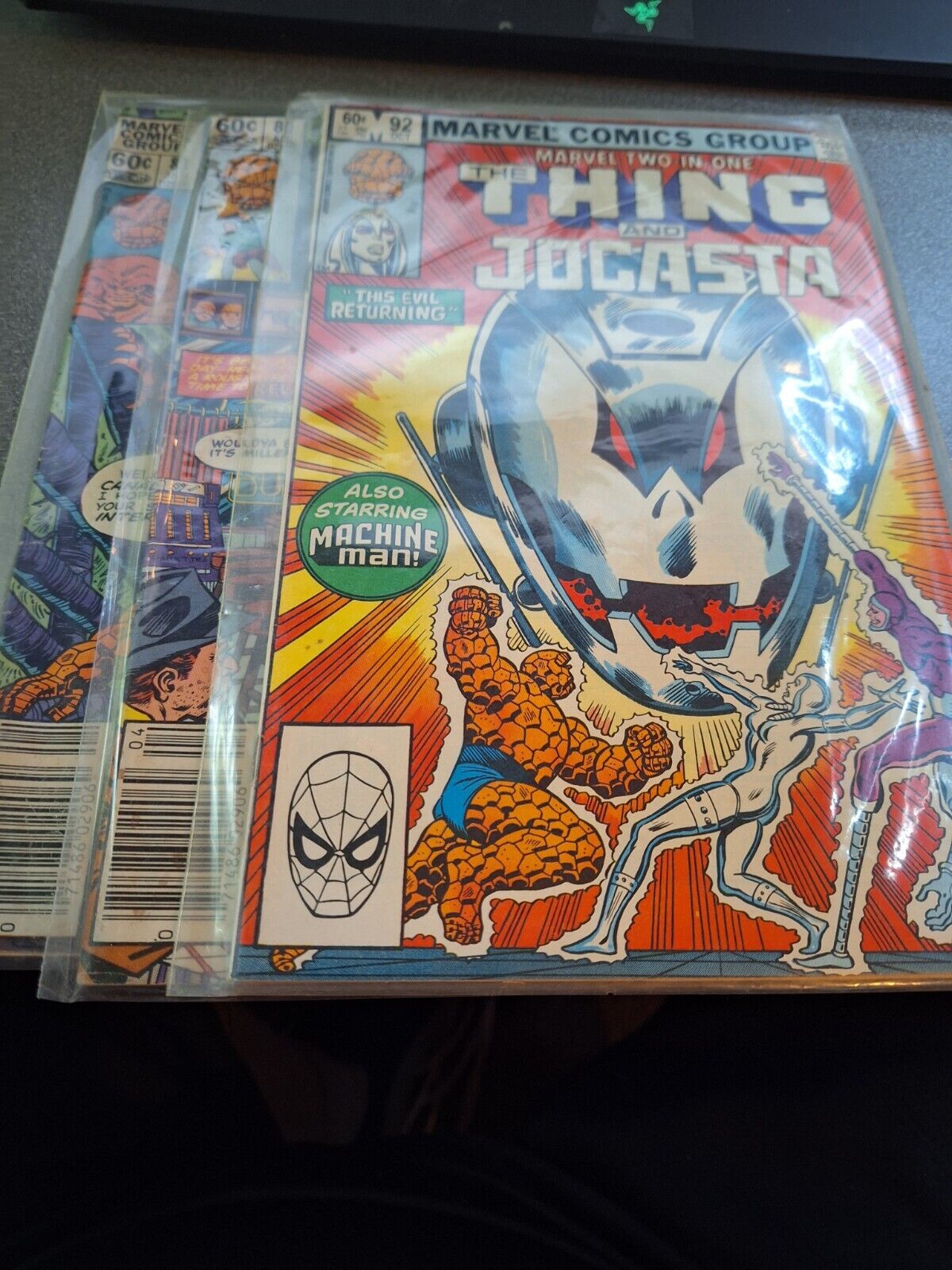 Marvel Comics Marvel Two In One Thing Issues 83, 86, 92 FINE /8-52