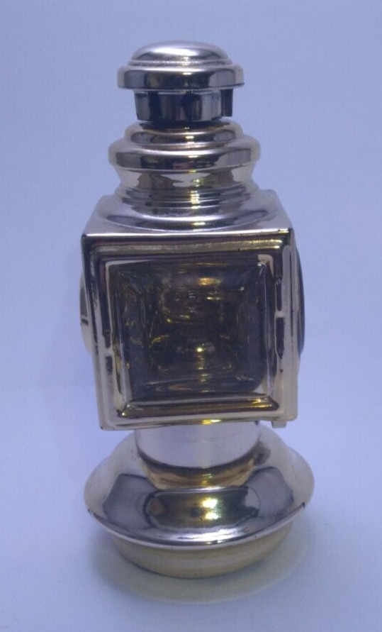 Vintage Avon After Shave & Talc Golden Auto Lantern Bottle