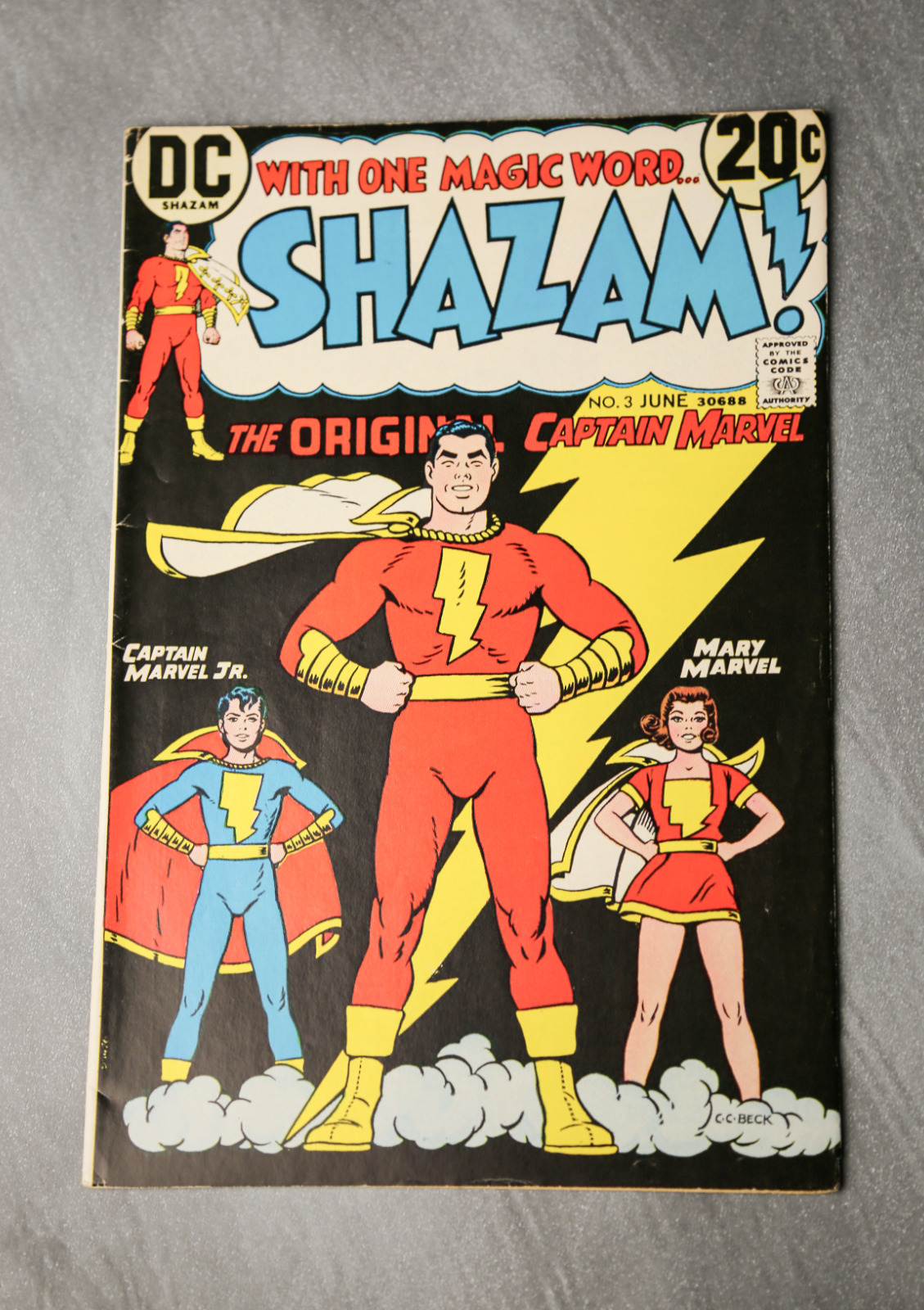 Vintage Shazam #3 1973 DC Comics Captain Marvel