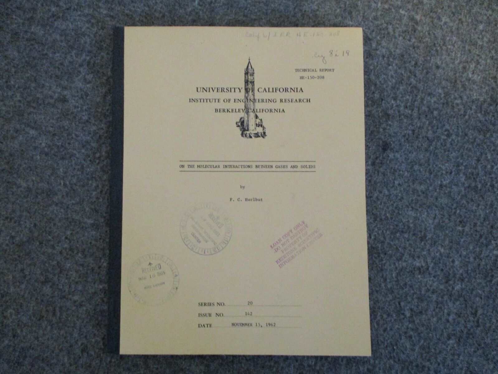 1962 NASA/USAF DYNAMICS MANNED LIFTING PLANETARY ENTRY LOCKHEED LIBRARY-BERKELEY
