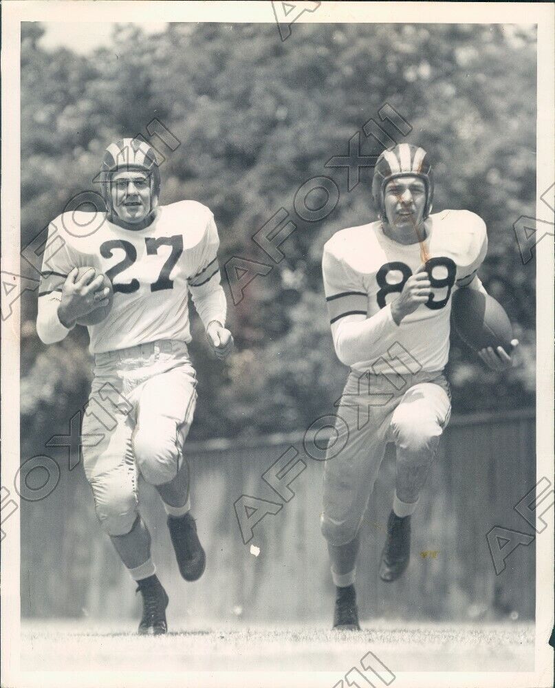 1949 Purdue University Football Halfback Army All Star Norbert Adams Press Photo