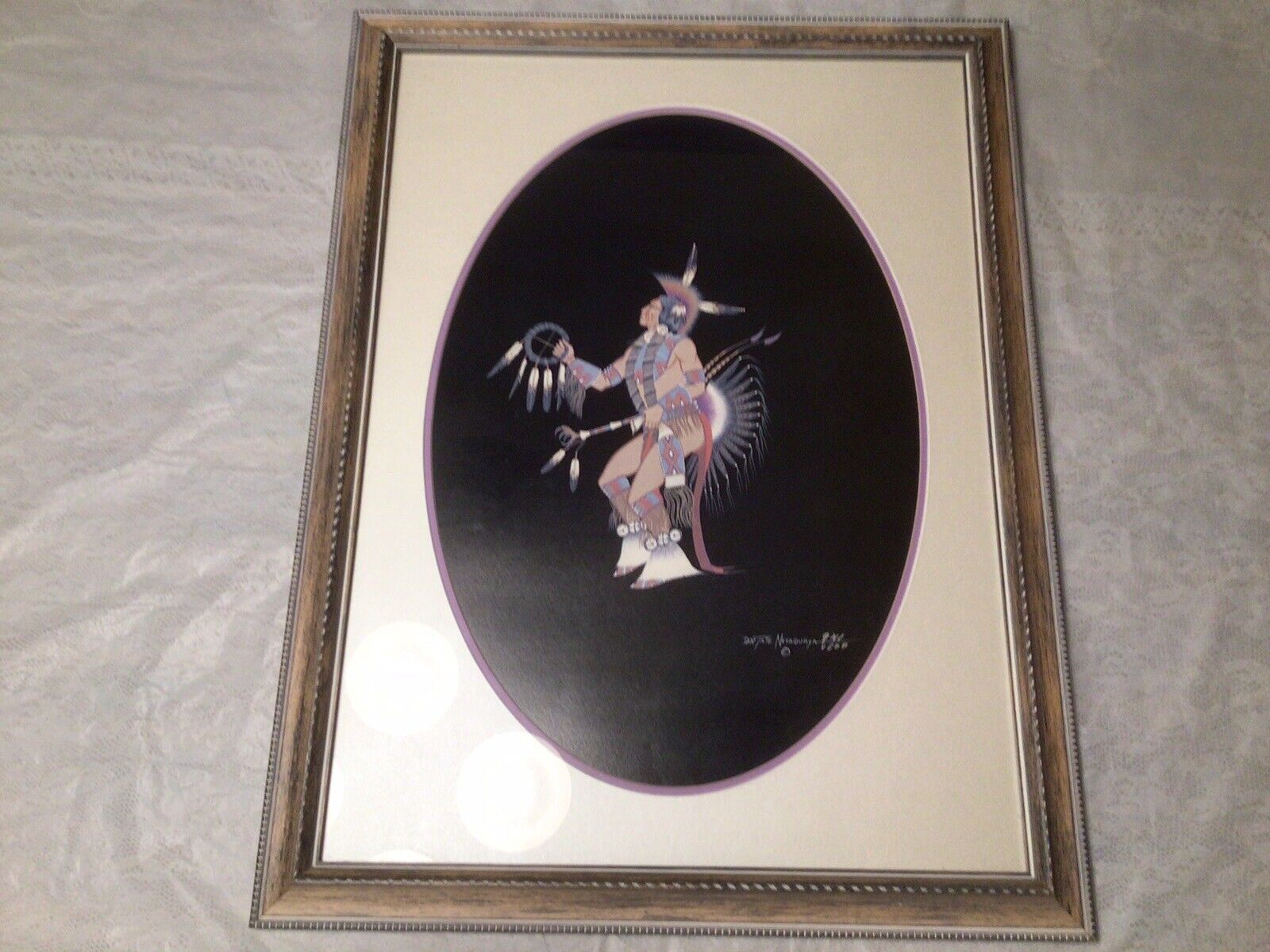 Doc Tate Nevaquaya 1932-1996 Native American Print Signed 941/1500