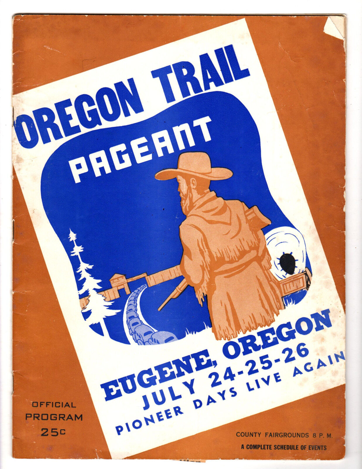 1941 Oregon Trail Pageant Pioneer Days Live Again, Eugene, Oregon