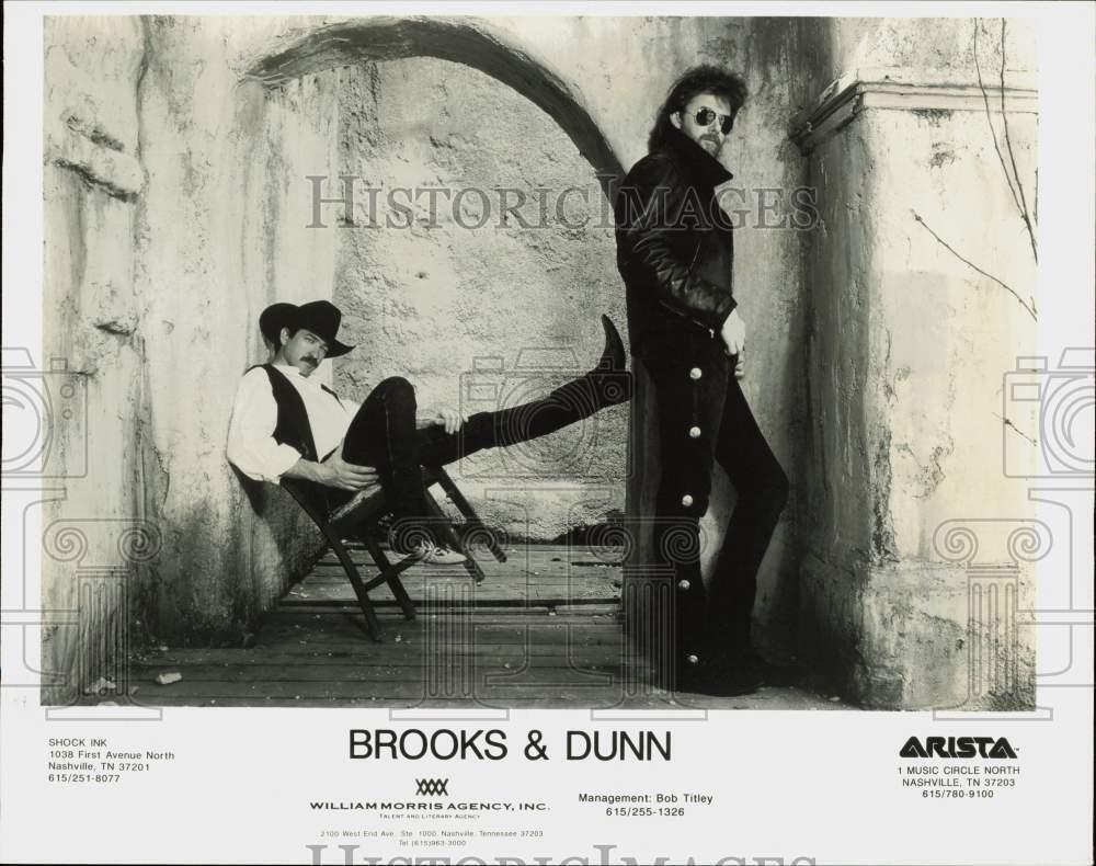 1995 Press Photo Brooks & Dunn, Music Group - lrp90480