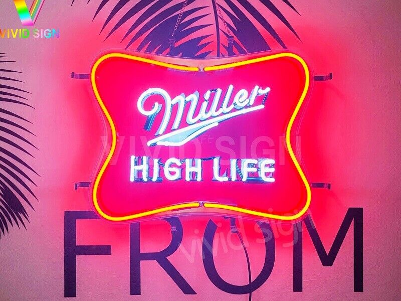 New Miller High Life Beer Lamp Neon Light Sign 20