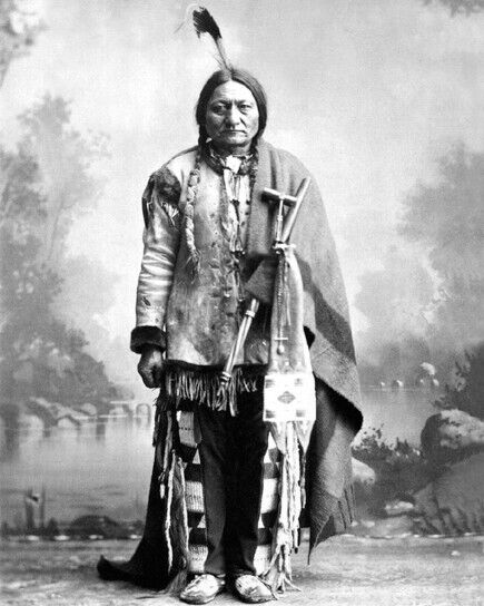Native American CHIEF SITTING BULL Glossy 5x7 Photo Sioux Indian Print