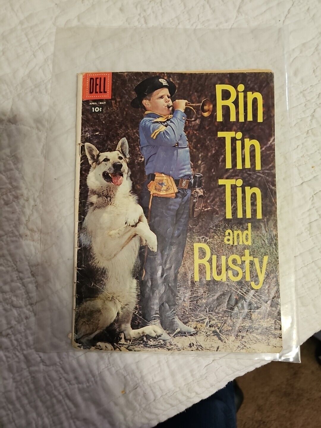 Vintage Rin Tin Tin and Rusty #20 Dell 1957