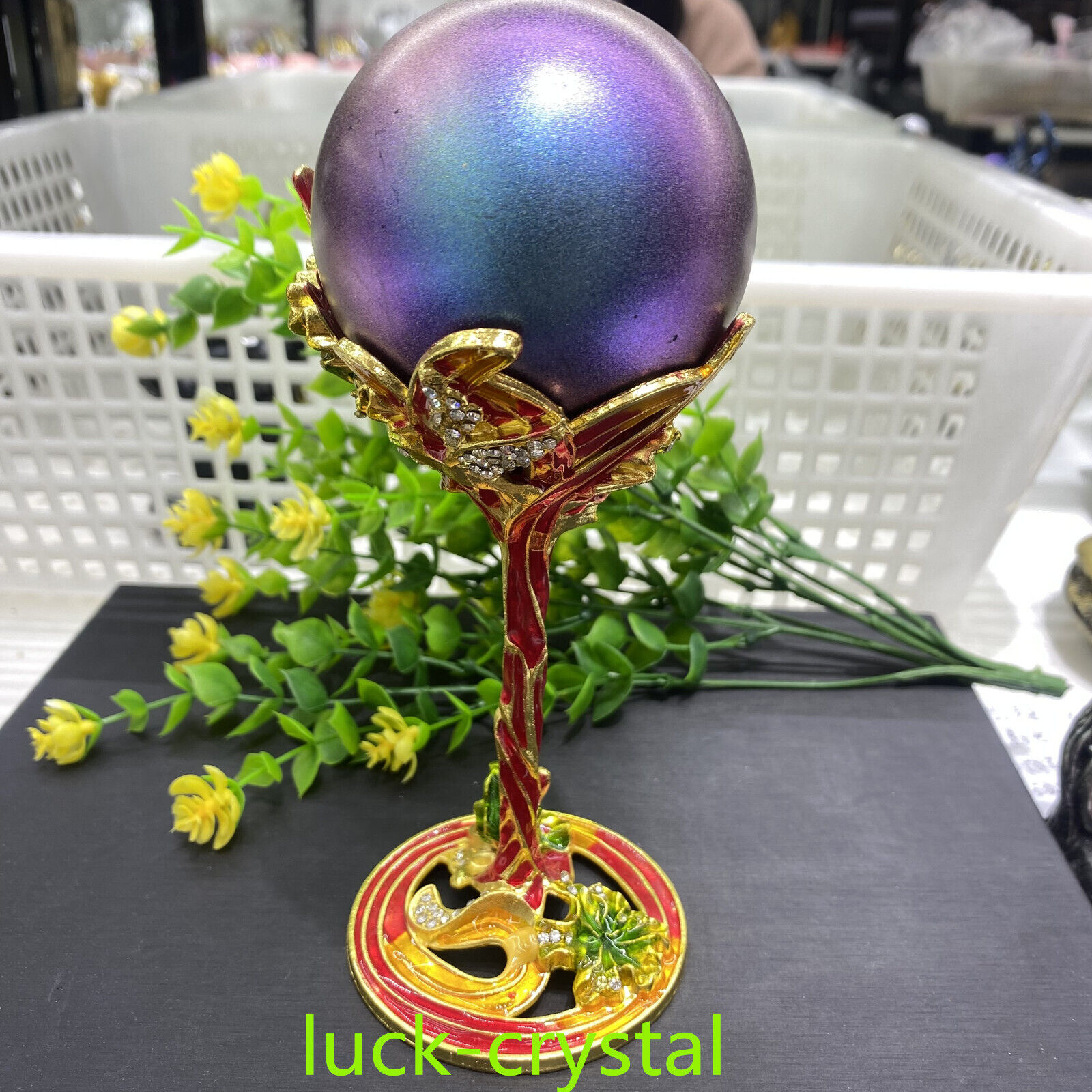140g Sphere Holder Stand Base Nataral Crystal Ball Reiki Healing Gift ,1pc,fs25