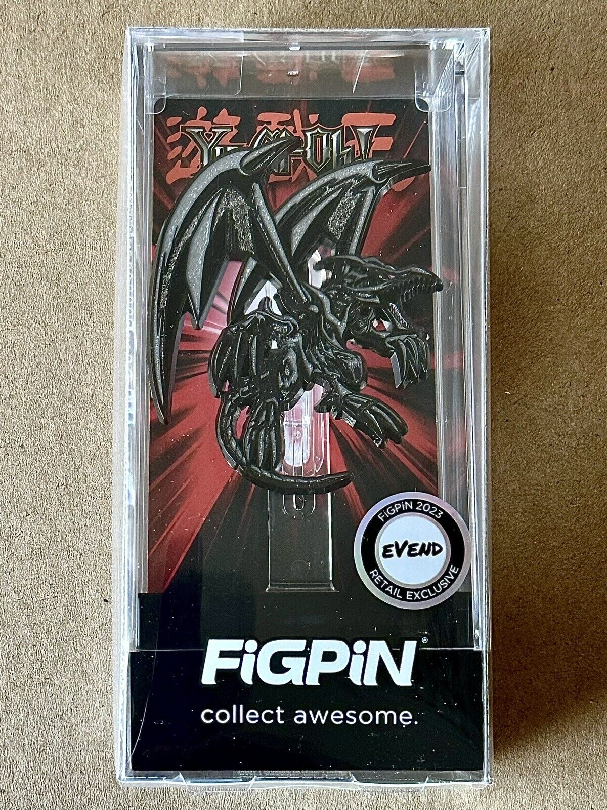 FiGPiN Yu-Gi-Oh Glitter Red-Eyes Black Dragon Pin #1520 REBD Yugioh