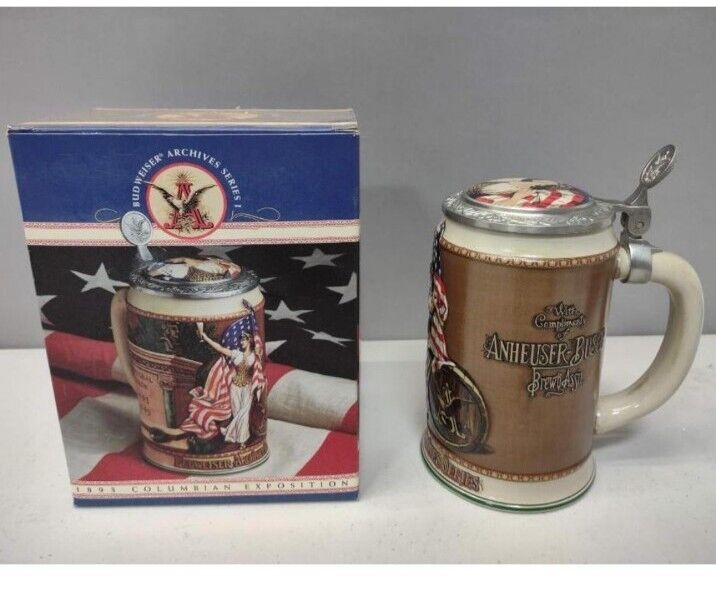 Anheuser-Busch Budweiser Archives Series Stein - 1893 Columbian Exposition