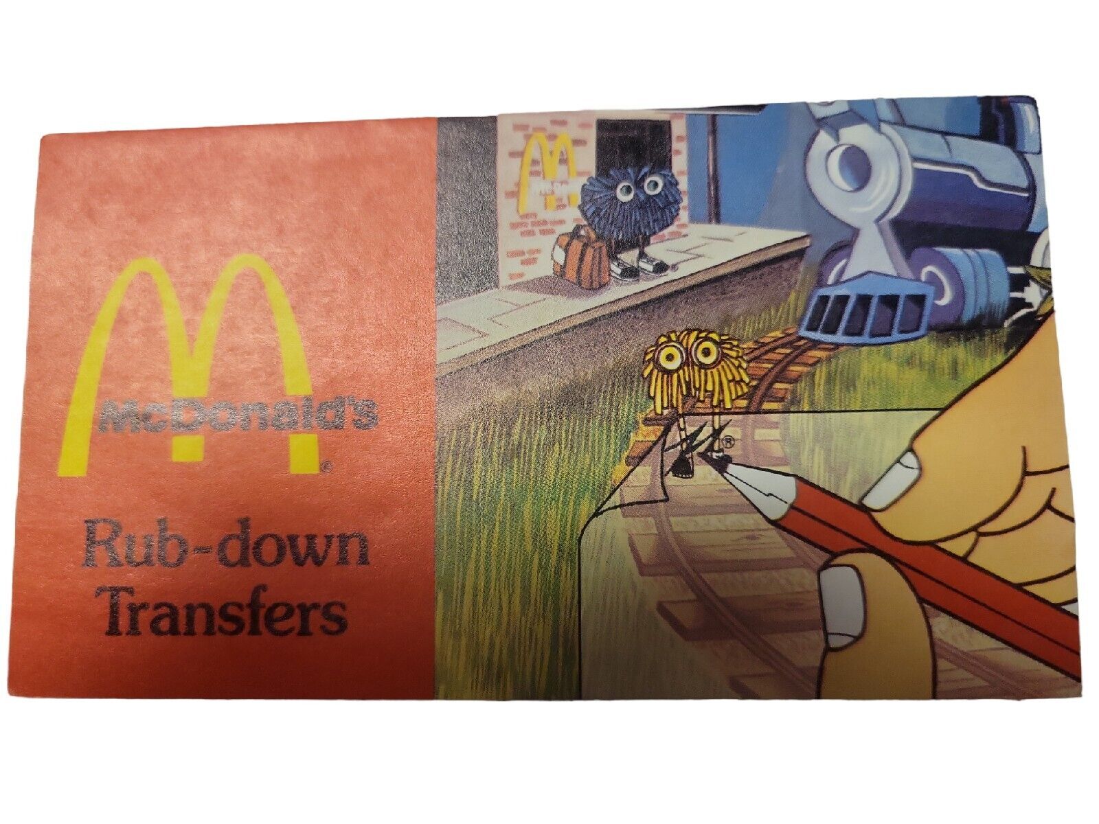 Vintage 1978 McDonald\'s Rub Down Transfers