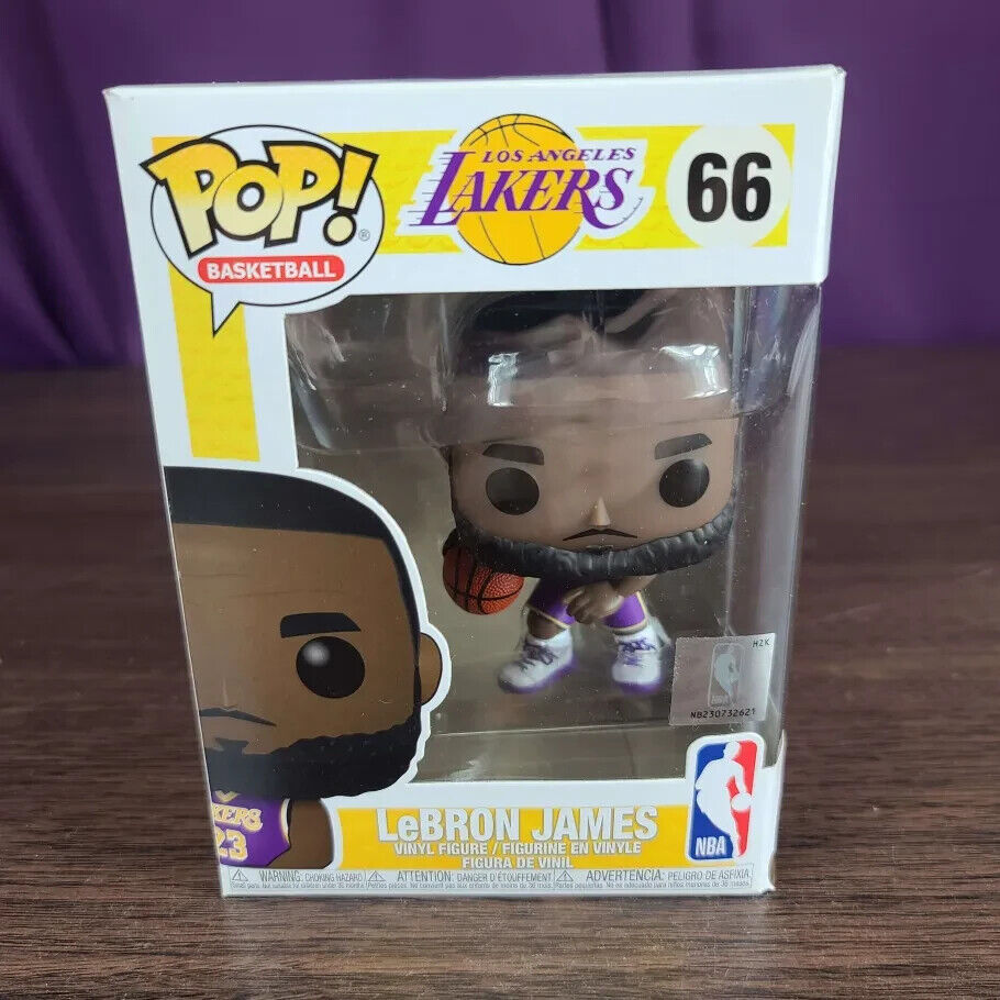Funko Pop LeBron James 66 Los Angeles Lakers NBA Basketball Vinyl Figure READ