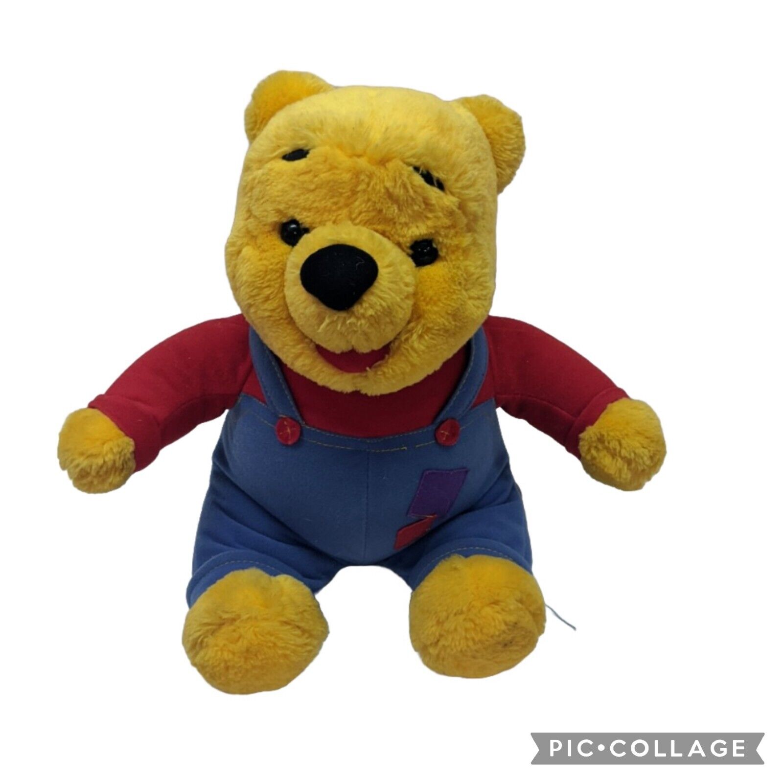 Vintage 1997 Winnie The Pooh Hug N Wiggle Talking Plush Toy Disney Mattel *Works