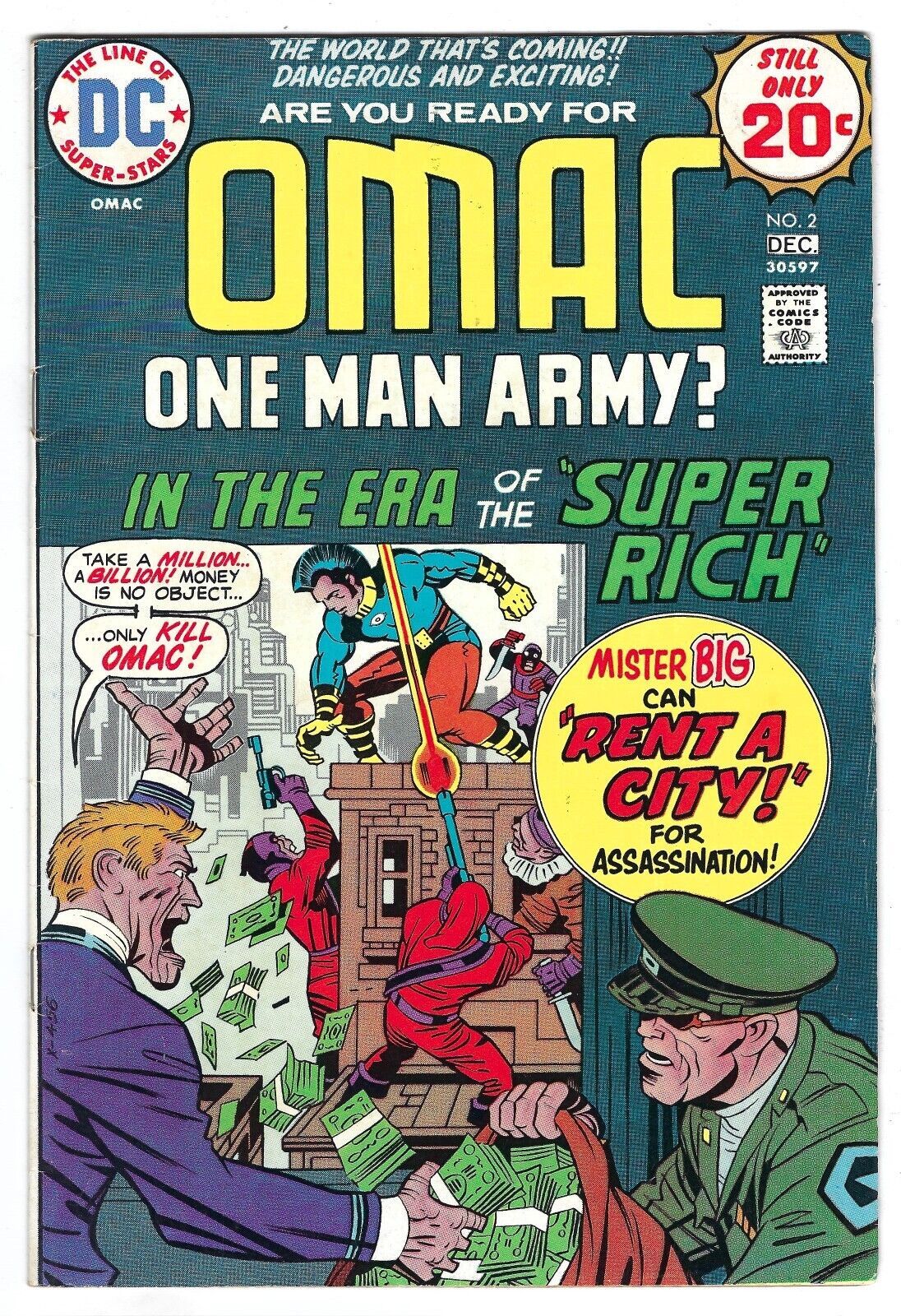 OMAC #2 - Mister Big can Rent A City for Assassination