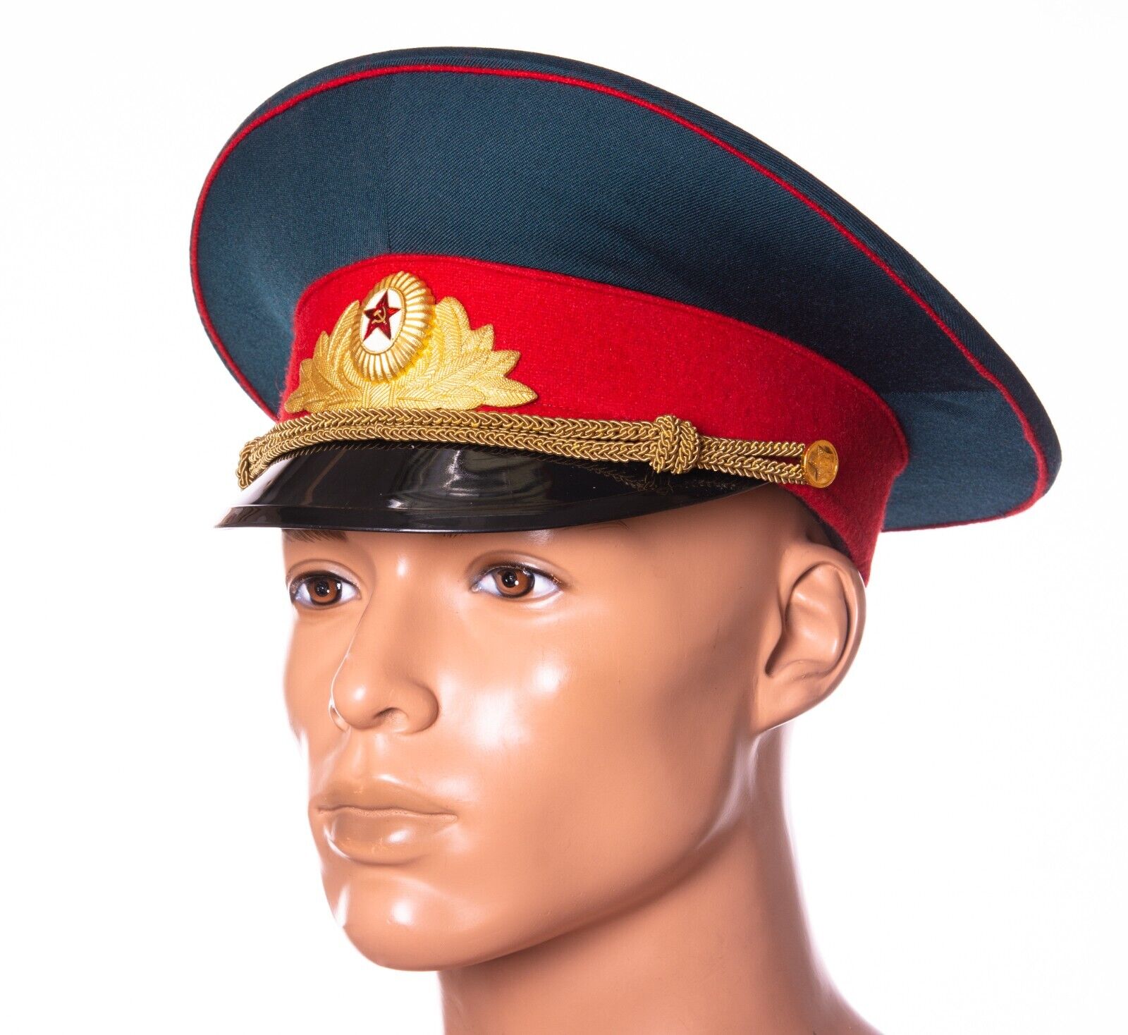Soviet Russian Red Army officer cap USSR motorized rifle troops