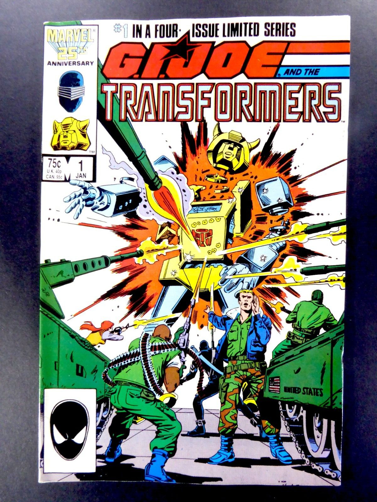 Marvel G.I.JOE TRANSFORMERS (1987) #1 VOID RIVALS KEY VF(8.0) Ships FREE