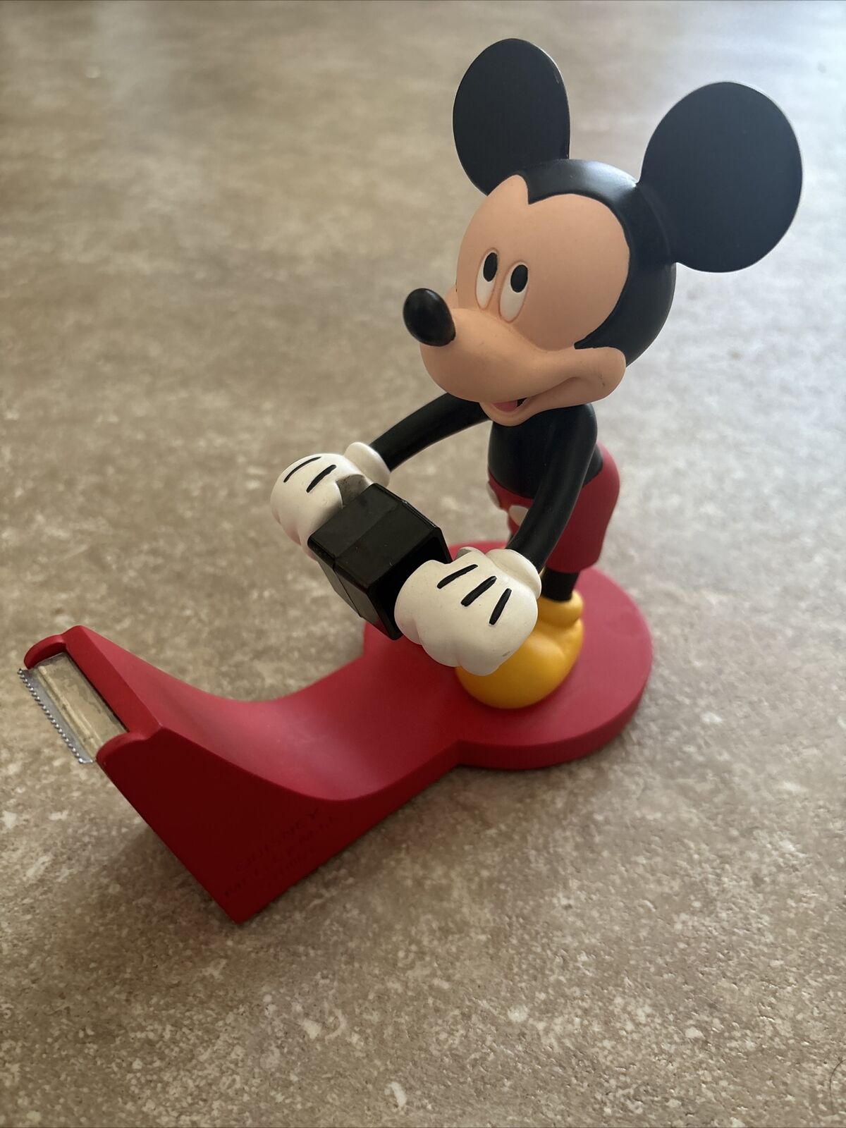 Vintage Disney Mickey Mouse Desk Set Tape Dispenser M.I.I. Brand