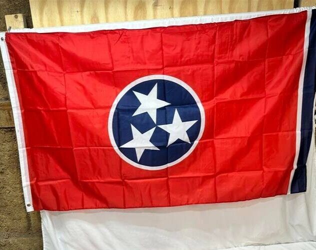 TENNESSEE POLYESTER US STATE FLAG  3 x 5 FEET