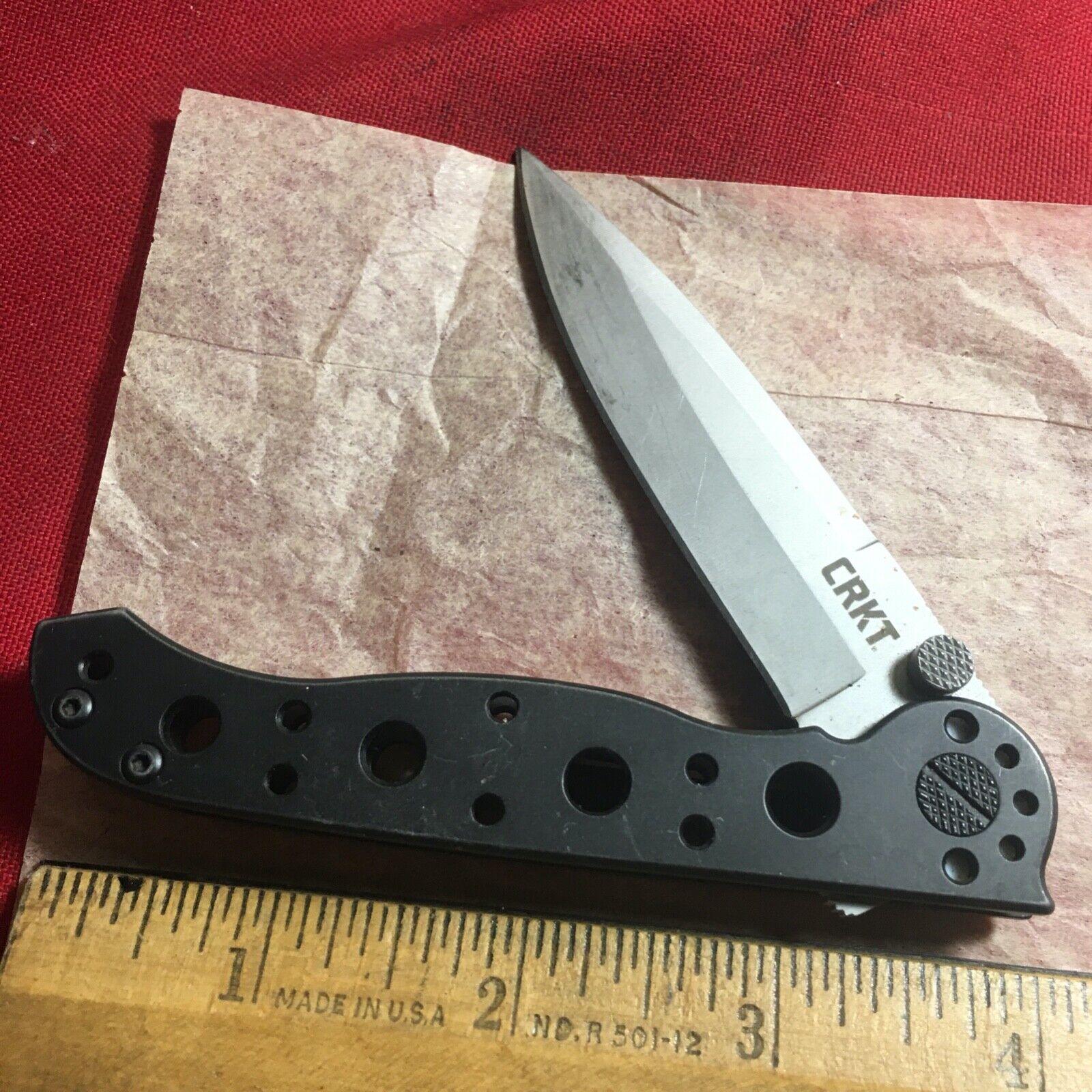 CRKT M16-01S CARSON BLACK EDC FLIPPER COLUMBIA SPEAR Pocket Knife 1708