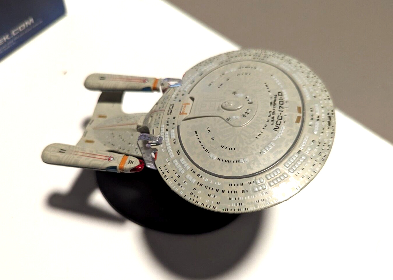 USS Enterprise NCC-1701-D ~No Mag~Eaglemoss Star Trek Starship Collection #1