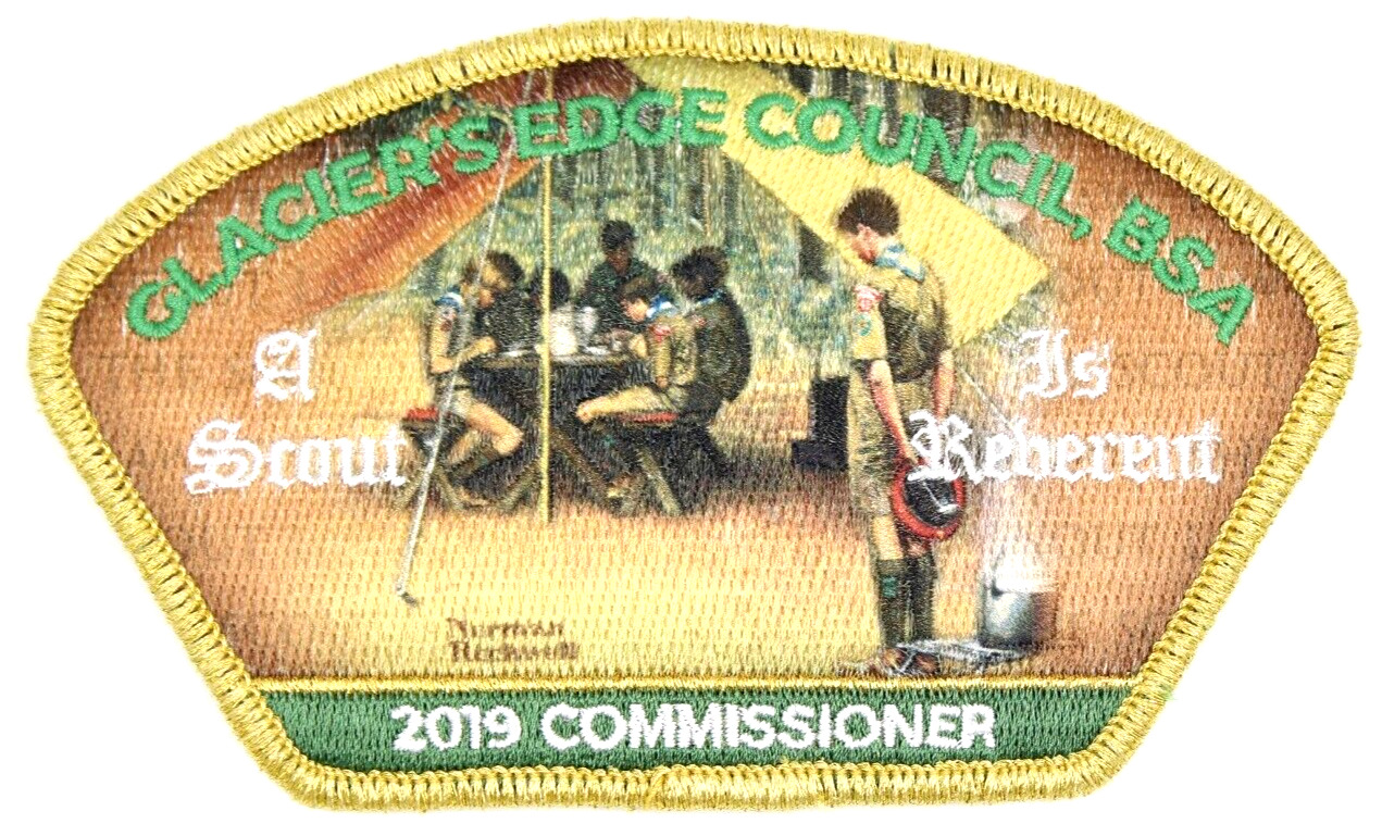 2019 Commissioner Reverent Glacier\'s Edge Council CSP Wisconsin Norman Rockwell