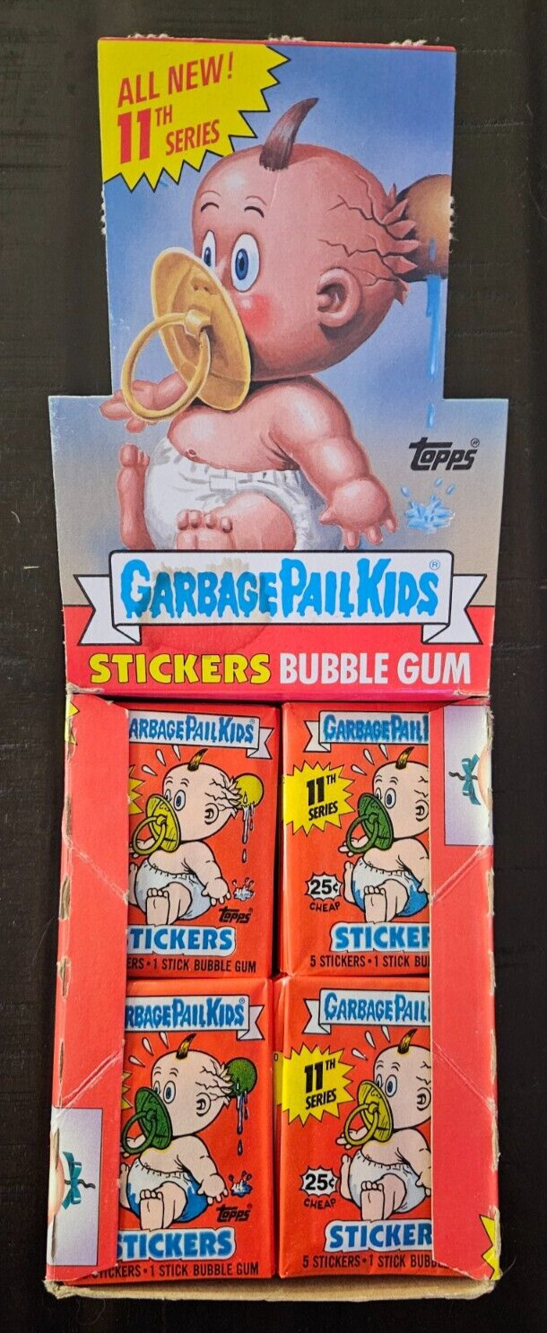 1x 1987 TOPPS Garbage Pail Kids Series 11 Pack Factory Sealed Box Fresh GPK OS11