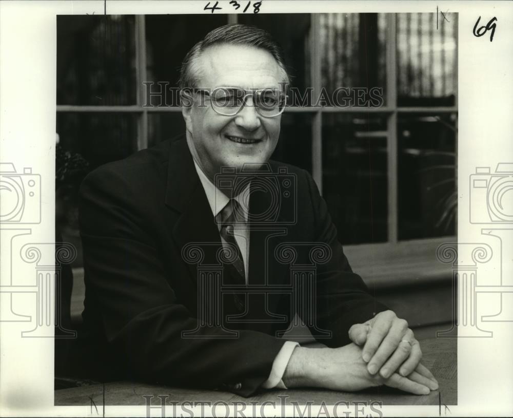1982 Press Photo George Anderson, Chairman of American Institute of CPA's