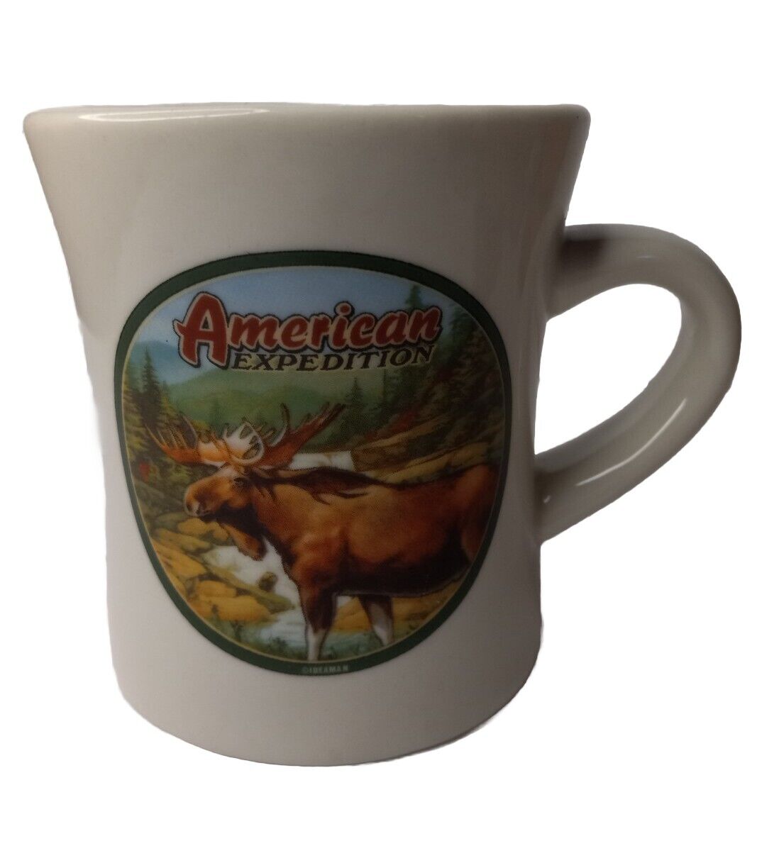 American Expedition Restaurant Style Coffee Mug Explore & Discover-Moose