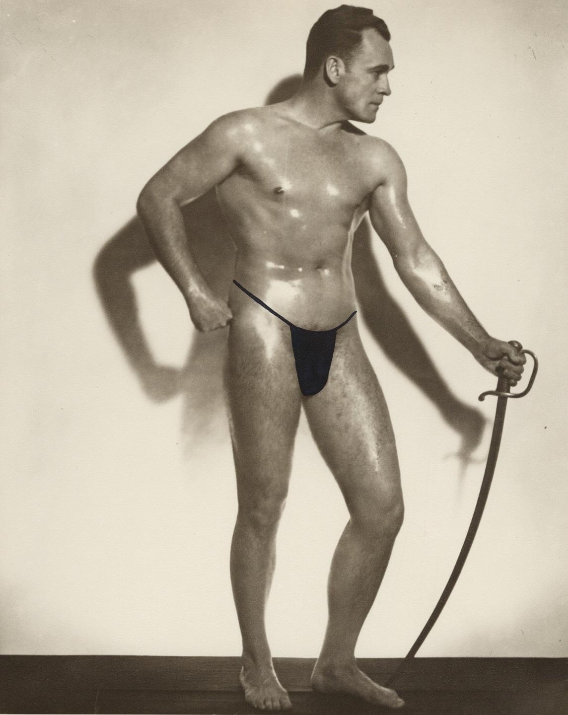 c. 1930's James Grabitz Photograph by Earl Forbes GAY BEEFCAKE