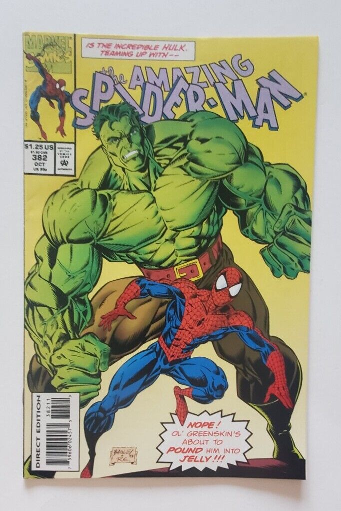 The Amazing Spider-Man Issue 382 Vintage Marvel Comics 1993