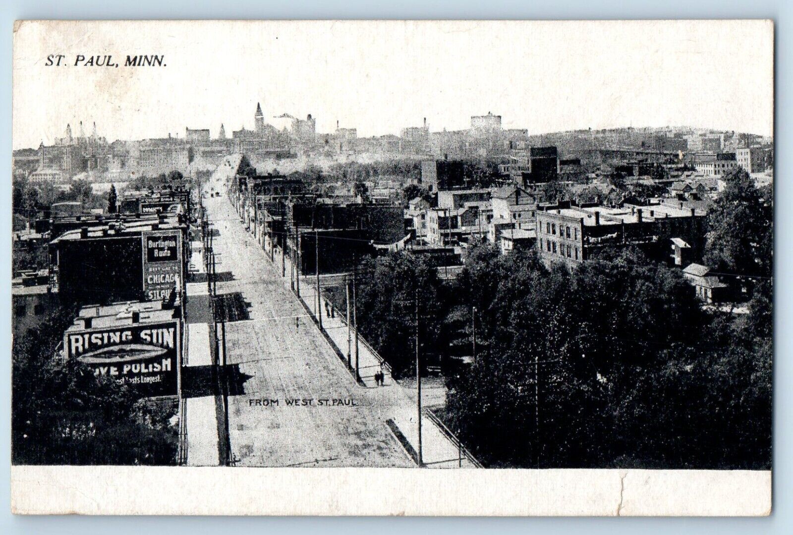 St. Paul Minnesota Postcard West St. Paul Exterior Building 1909 Vintage Antique