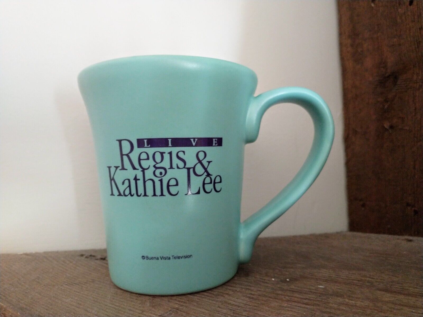 Official Live with Regis & Kathie Lee Mug Buena Vista Television RARE color
