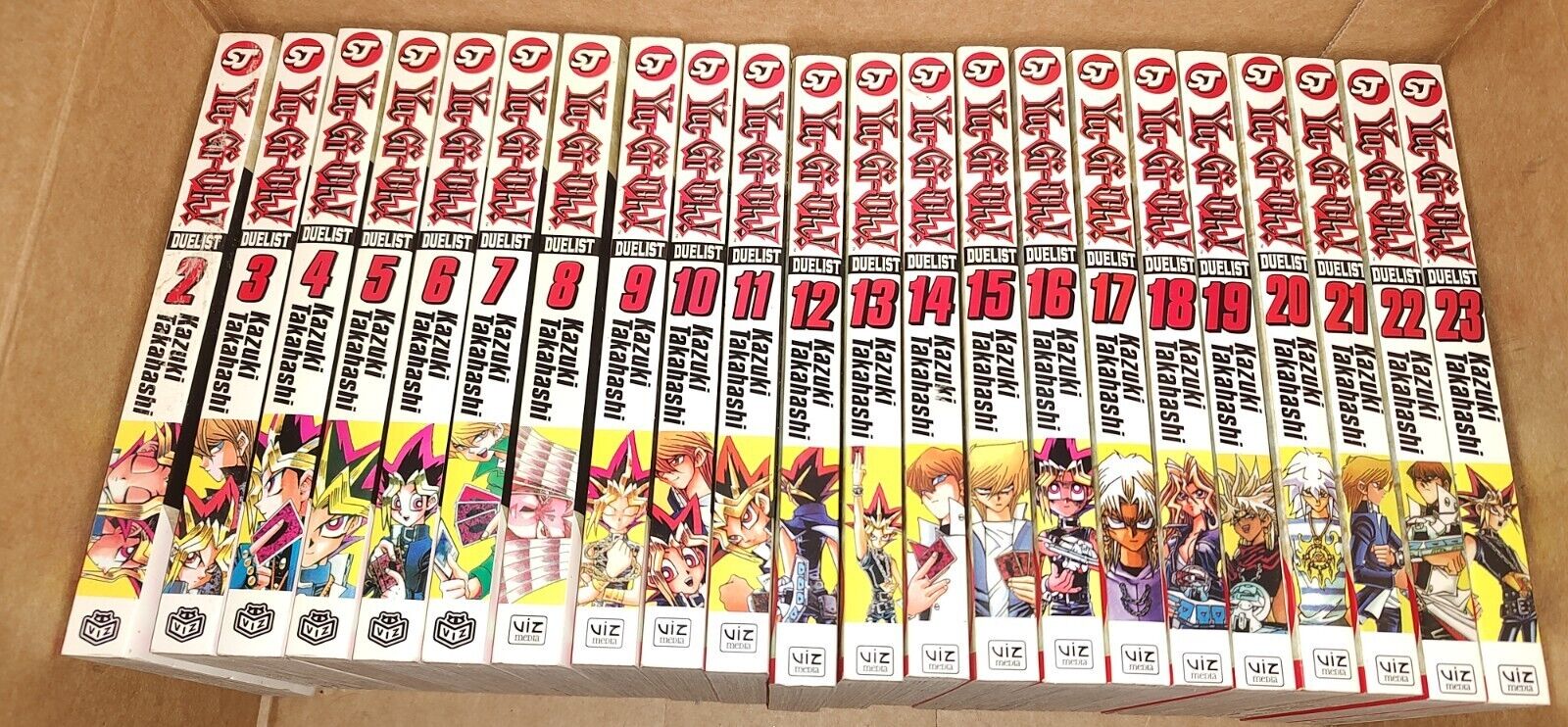 Yu-Gi-Oh Duelist Manga Set Volumes 2 - 23 English Kazuki Takahashi Books Anime