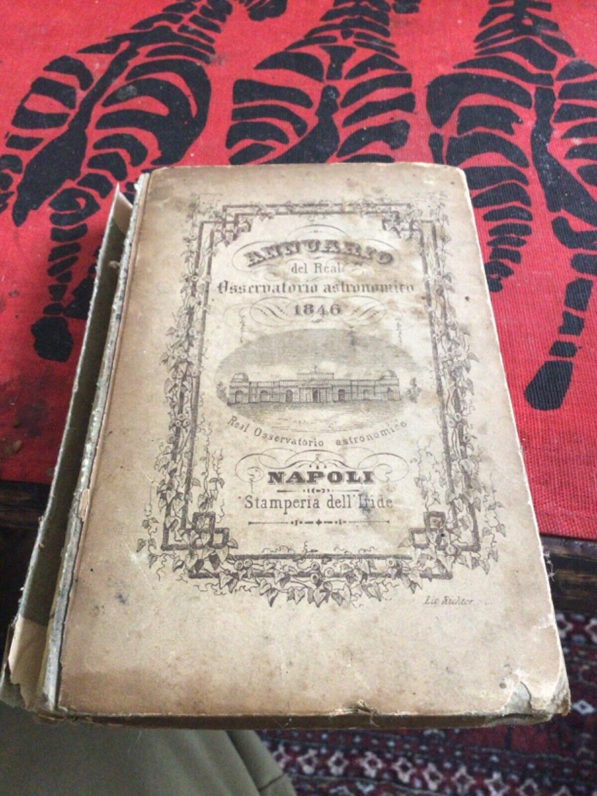 1846 Annual of the Royal Astronomical Observatory Naples