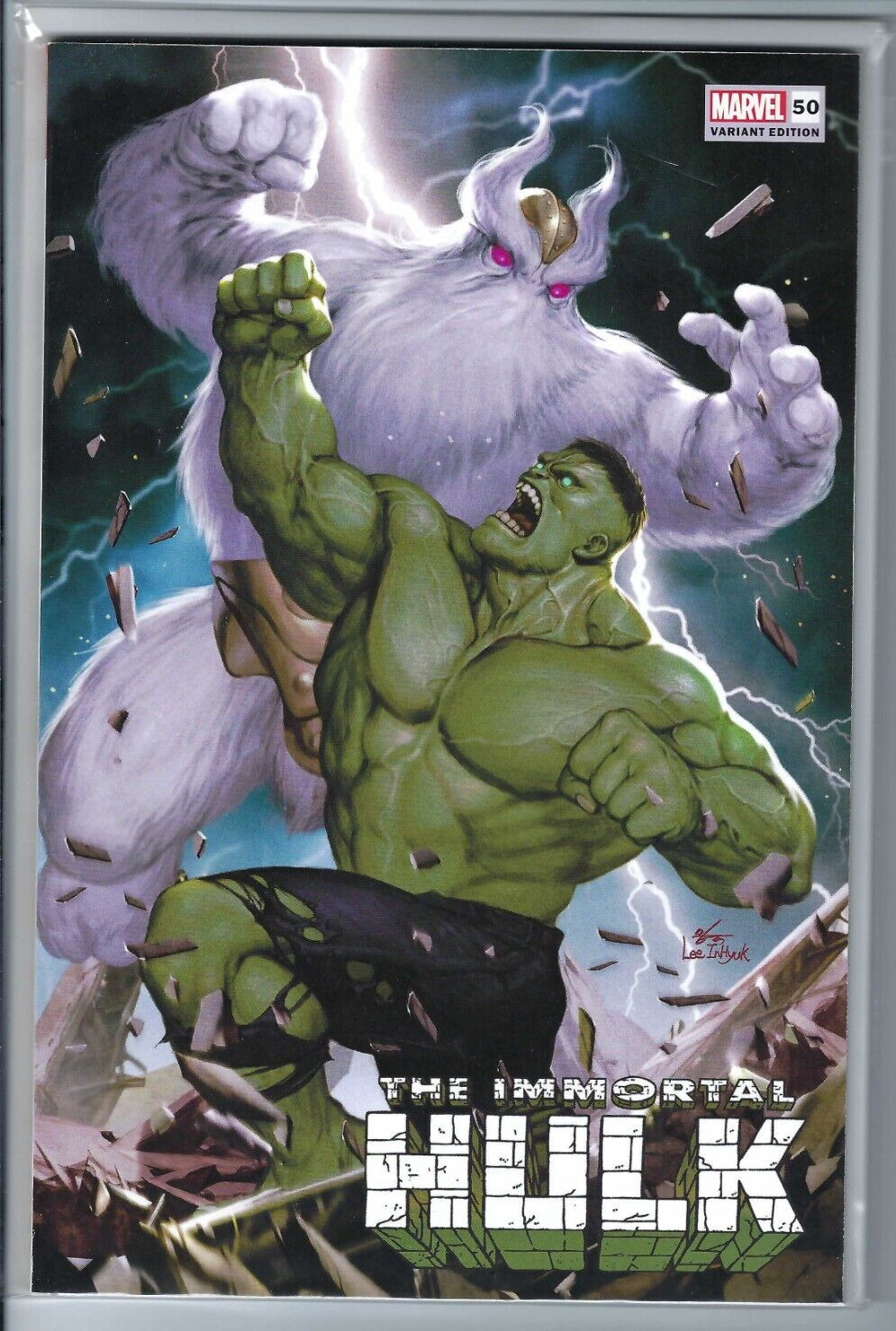 Immortal Hulk #50 Inhyuk Lee Variant Cover 2021 Marvel Comics Final Issue