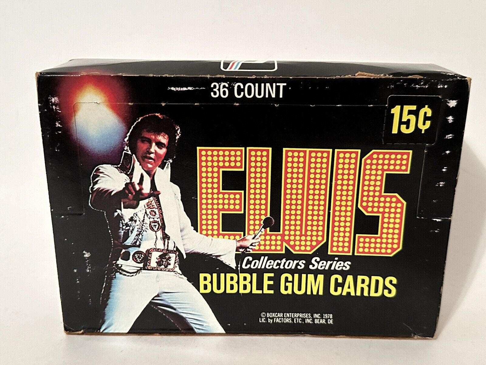 Vintage 1978 Donruss Elvis Presley Box 36 Wax Packs Trading Cards